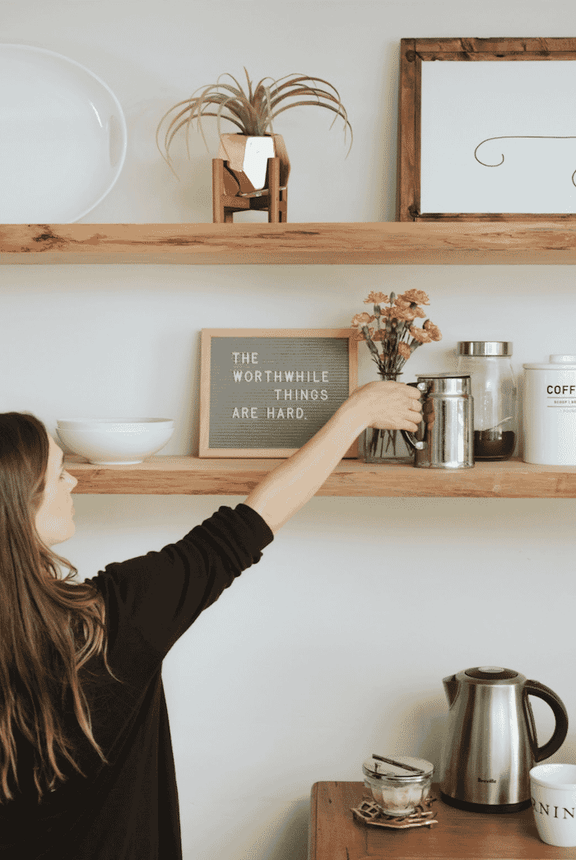 The Panel + Groove Shelving System